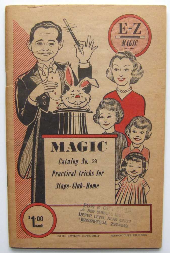 Image for E-Z Magic: Practical Tricks for Stage, Club and Home, Catalog No. 29