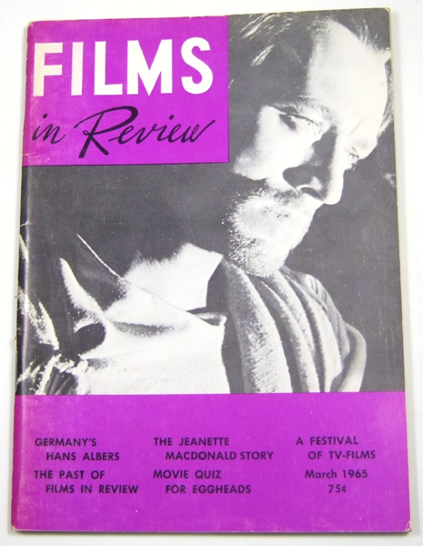 Films in Review (March, 1965) Image for Films in Review (March, 1965)