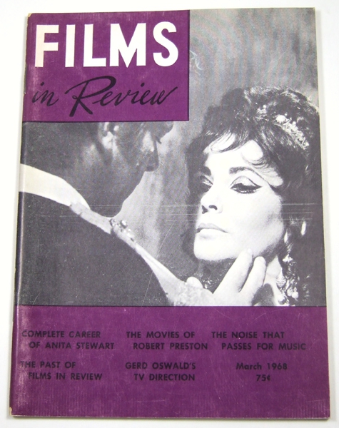 Films in Review (March, 1968) Image for Films in Review (March, 1968)