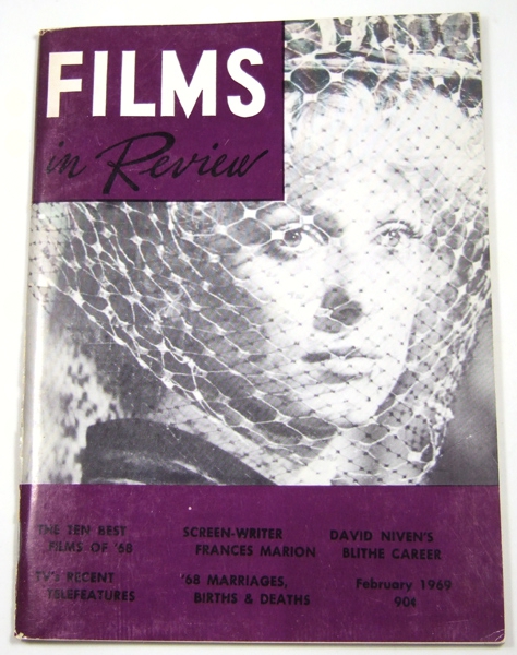 Image for Films in Review (February, 1969)