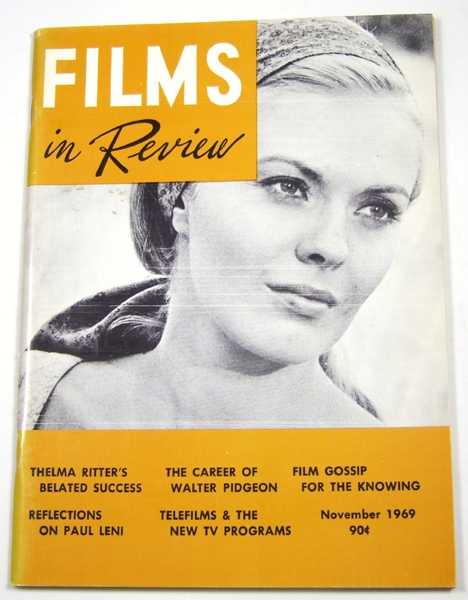 Films in Review (November, 1969) Image for Films in Review (November, 1969)