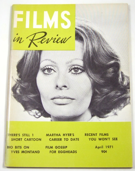 Image for Films in Review (April, 1971)