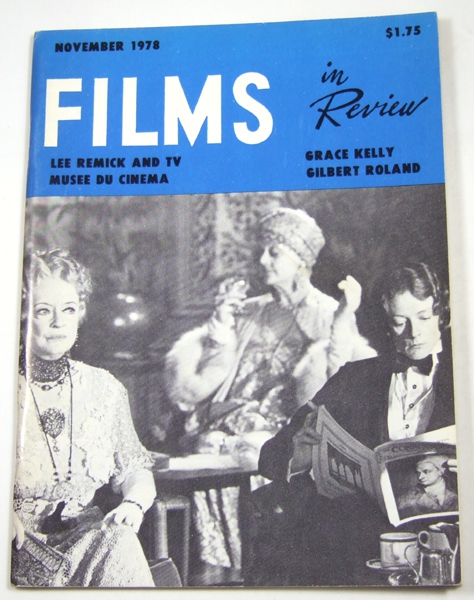 Image for Films in Review (November, 1978)