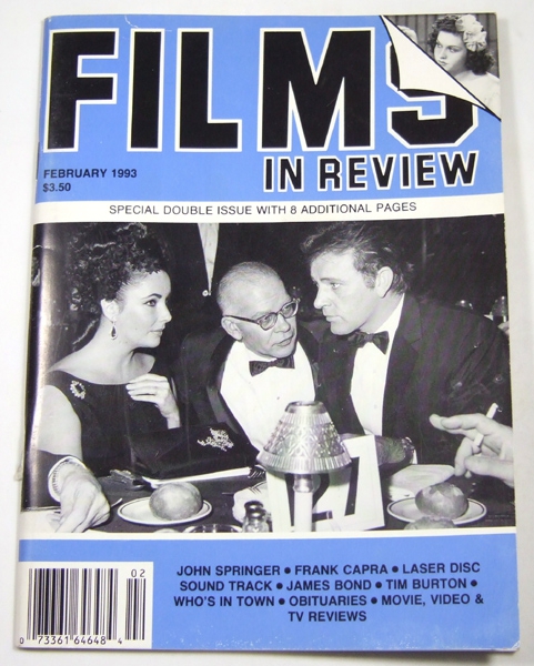 Image for Films in Review (February, 1993)