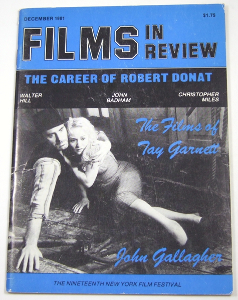 Films in Review (December, 1981) Image for Films in Review (December, 1981)