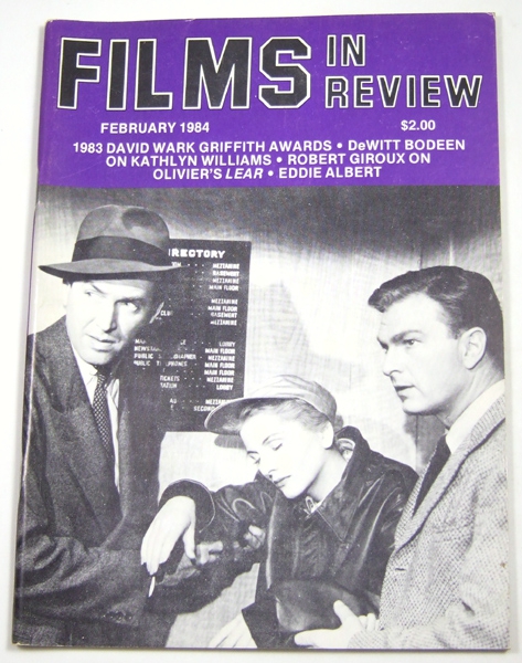 Image for Films in Review (February, 1984)