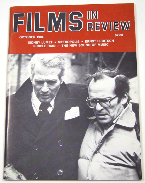 Image for Films in Review (October, 1984)