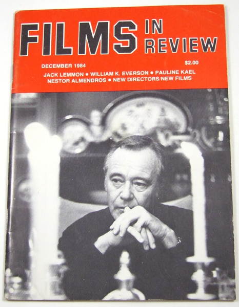 Image for Films in Review (December, 1984)