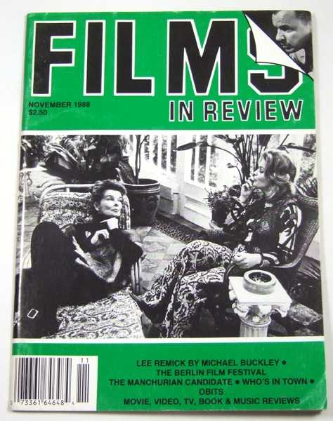 Image for Films in Review (November, 1988)
