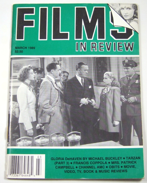 Image for Films in Review (March, 1989)
