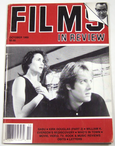 Films in Review (October, 1989) Image for Films in Review (October, 1989)