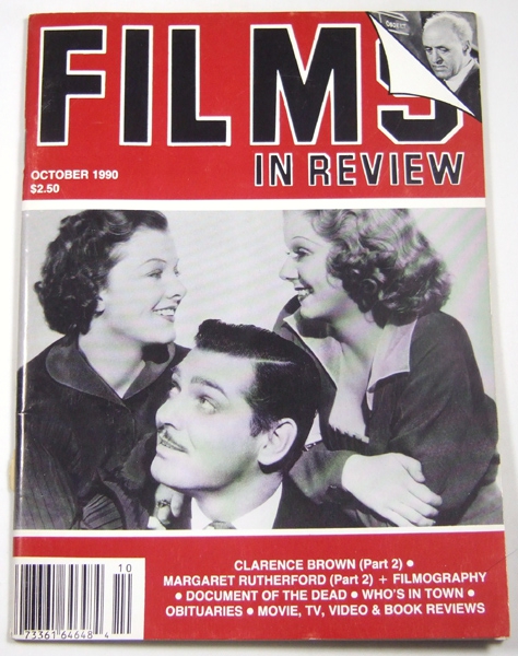Image for Films in Review (October, 1990)
