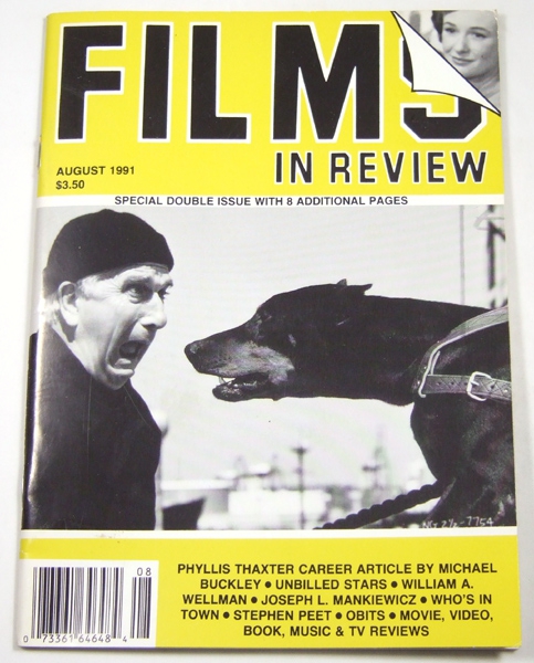 Image for Films in Review (August, 1991)