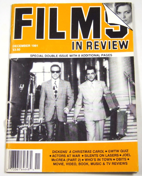 Image for Films in Review (December, 1991)