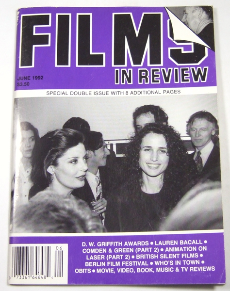 Image for Films in Review (June, 1992)