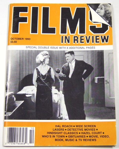 Films in Review (October, 1993) Image for Films in Review (October, 1993)