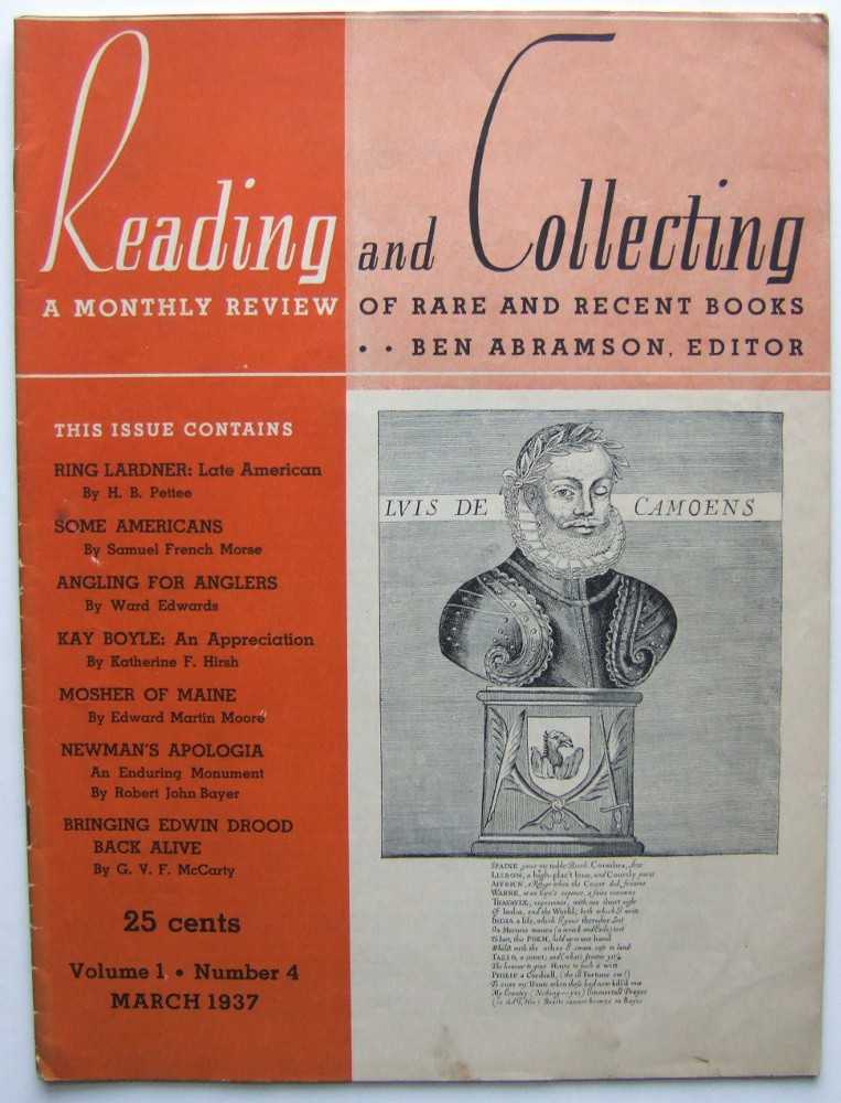 Image for Reading and Collecting: A Monthly Review of Rare and Recent Books (March 1937, Volume 1, #4)