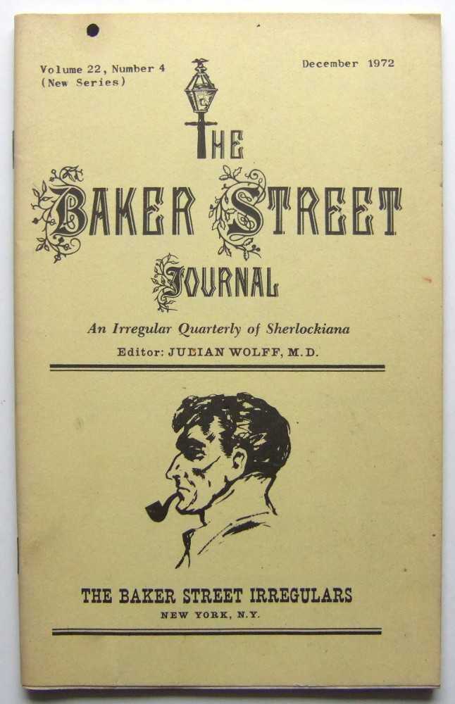 Image for The Baker Street Journal: An Irregular Quarterly of Sherlockiana (December, 1972, New Series, Volume 22, Number 4)