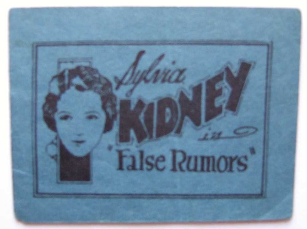 Image for Sylvia Kidney (Sylvia Sidney) in "False Rumors" (Tijuana Bible, 8-Pager)