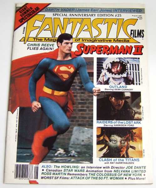 Image for Fantastic Films: The Magazine of Fantasy and Science Fiction in Cinema #25 (August, 1981, Volume 4, #1)