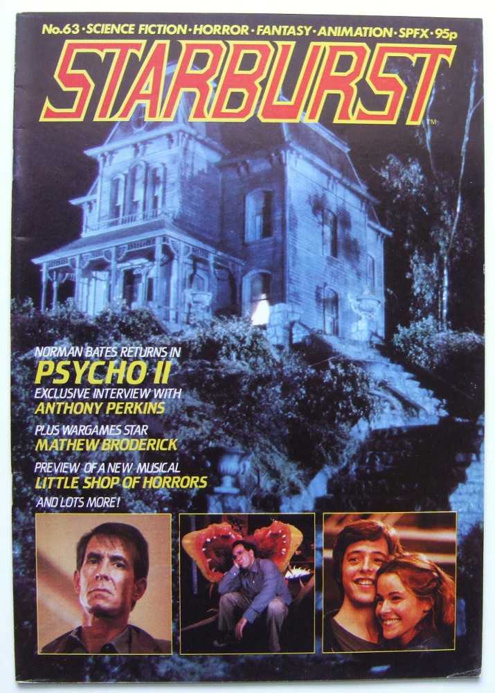 Image for Starburst: The Magazine of Cinema and Television Fantasy #63 (October, 1983, Volume 5, #2)