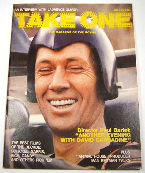 Image for Take One: The Magazine of the Movies (July, 1978 Volume 6, #8)
