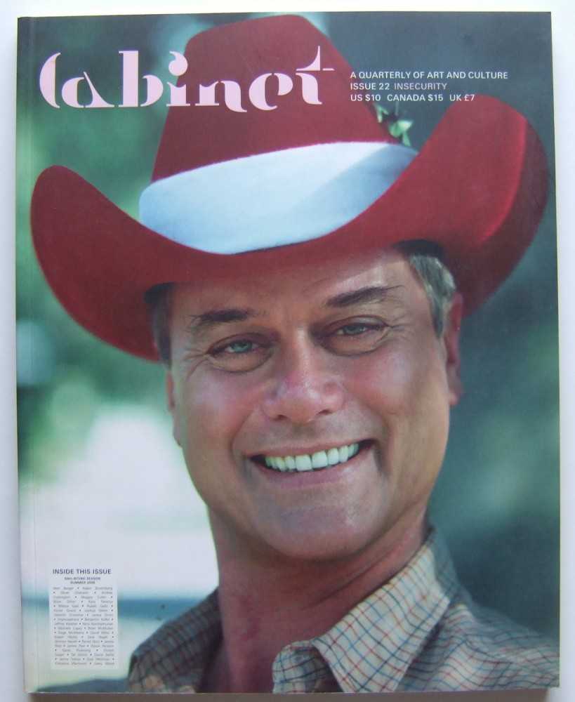 Image for Cabinet Magazine: A Quarterly Magazine of Art and Culture, Issue #22: Insecurity (Summer, 2006)