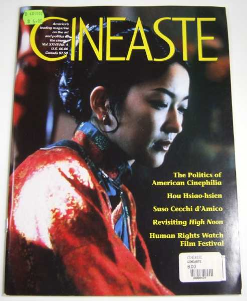 Image for Cineaste (Fall 2002, Volume 27, #4)