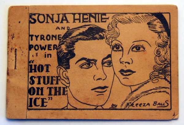 Image for Sonja Henie and Tyrone Power in "Hot Stuff on the Ice" by Freeza Balls (Tijuana Bible, 8-Pager)