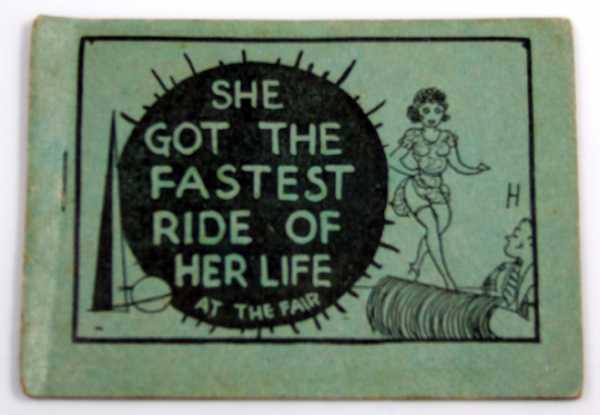 Image for She Got the Fastest Ride of Her Life at the Fair (1939 World's Fair) (Tijuana Bible, 8-Pager)