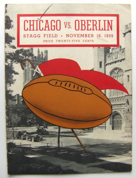 Image for Chicago vs. Oberlin (Football Program, November 18th, 1939)