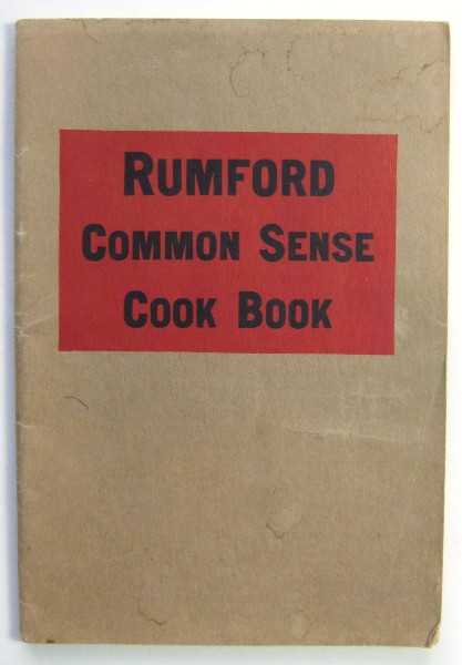 Image for Rumford Common Sense Cook Book (Promotional Cook Book)