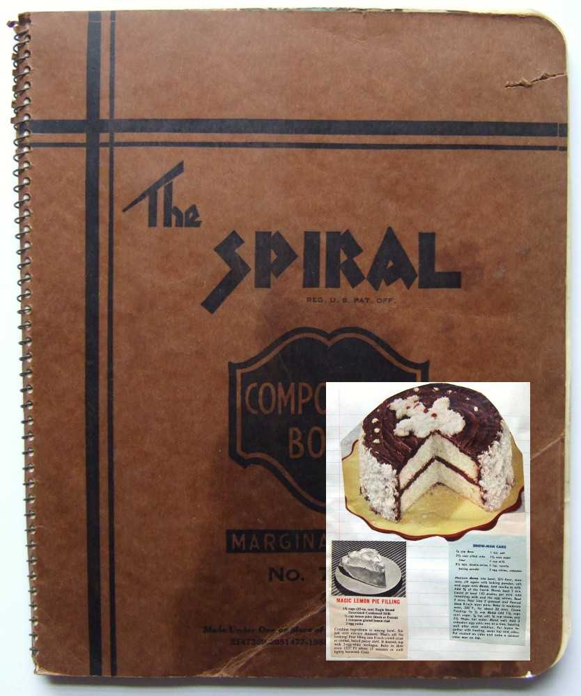 Image for Cake, Pie and Dessert Cookbook (hand-clipped and compiled. Brand name recipes 1940s-1950s)
