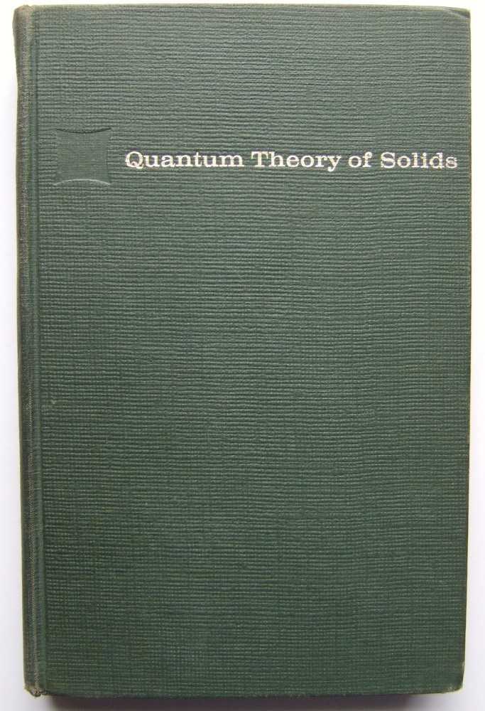 Quantum Theory of Solids Image for Quantum Theory of Solids