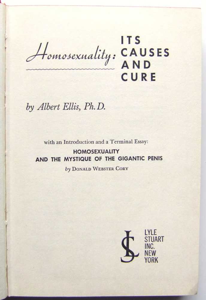 Image for Homosexuality: Its Causes and Cure