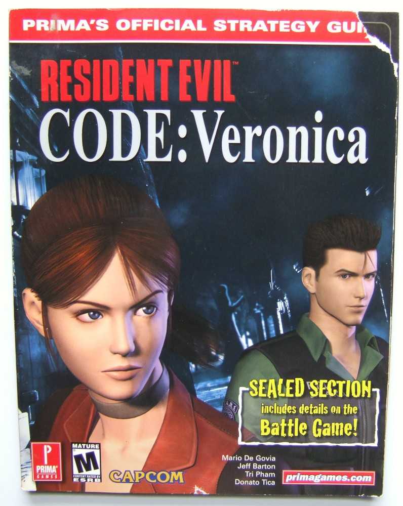 Resident Evil Code: Veronica (Prima's Official Strategy Guide) Image for Resident Evil Code: Veronica (Prima's Official Strategy Guide)