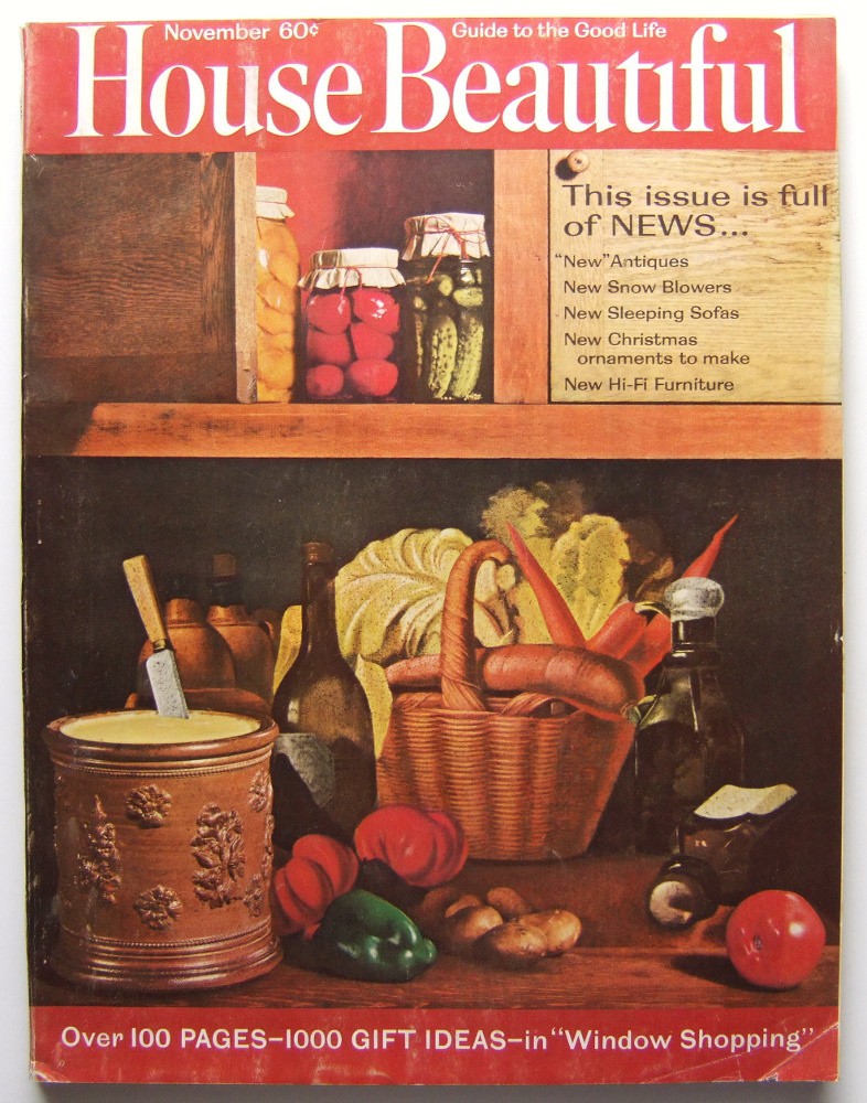 House Beautiful (November, 1963, Vol. 105, #11)