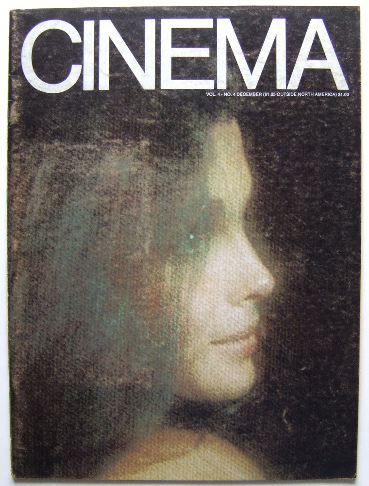 Cinema (December, 1968, Volume 4, #4)