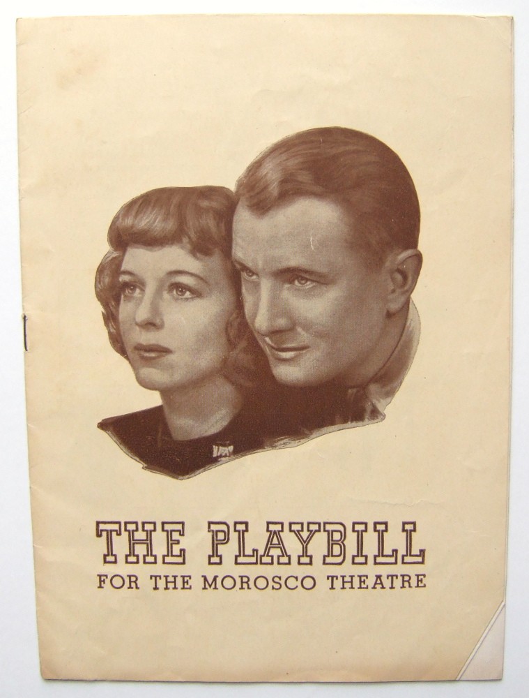 The Voice of the Turtle: Playbill for the Morosco Theatre, 1944